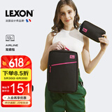 乐上（LEXON）轻便双肩电脑包女12/13英寸笔记本休闲书包洗漱两件套情人节礼物