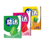 绿箭益达口香糖  办公室休闲零食 方便携带 盒装 益达12片*30小盒(薄荷炫果西瓜)