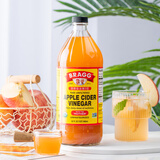 BRAGG美国进口苹果醋天然发酵减水果醋原浆浓缩饮料日光纯西梅汁 bragg苹果醋 946mL*1瓶