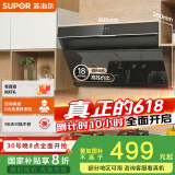 苏泊尔（SUPOR）[家电国家补贴至高20%]抽吸排油烟机家用18m³风量侧吸式小户型近吸直排高效拢烟以旧换新 DJ13