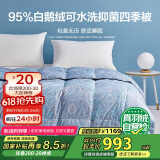 博洋家纺 亚斯 抑菌95%白鹅绒被羽绒被 四季被(500g填充)200*230cm