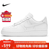 耐克NIKE缓震板鞋男空军一号AIR FORCE 1运动小白鞋CW2288-111白39