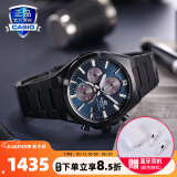卡西欧（CASIO）商务休闲皮带钢带手表男日韩腕表防水石英男士手表送男友新年礼物 EFS-S630DC-2A人造蓝宝石镜面