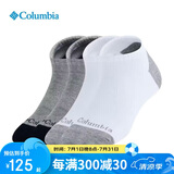Columbia哥伦比亚袜子男女25春夏款运动袜透气休闲袜4双装 RCS631 AS1 L