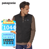 巴塔哥尼亚（Patagonia）男士保暖抓绒衣上衣背心立领马甲开衫 Better Sweater 25882 BLK XL