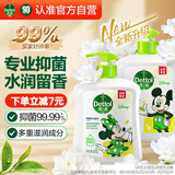滴露（Dettol）洗手液茉莉绿茶清香500g*2 儿童洗手液补充装家庭抑菌消毒 迪士尼
