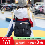 ACROSS邮差包男士斜挎包上班通勤包学生大容量单肩包旅行挎包女相机包包 黑色