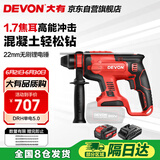 大有（Devon）20V锂电锤充电电锤两用电镐冲击钻混凝土工业级DRH单电5.0