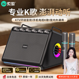 索爱（soaiy）M01户外音响网红直播街头网红路演K歌电吹管吉他弹唱电吹管萨克斯乐器便携式大功率音箱蓝牙音箱