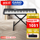 卡西欧（CASIO）电子琴成人CT-S系列便携式初学者家用61键教学培训演奏智能儿童 CT-S300+琴包+便携X架