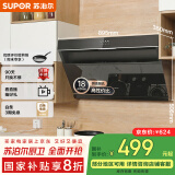 苏泊尔（SUPOR）[家电国家补贴至高20%]抽吸排油烟机家用18m³风量侧吸式小户型近吸直排高效拢烟以旧换新 DJ13