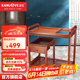金灶（KAMJOVE） 多功能组合式木雕移动茶车茶盘 整套茶具套装全自动上水电热水壶 KW-6000单茶车木框 1个