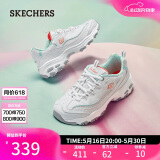 斯凯奇（Skechers）520送女友小白熊女鞋夏季厚底增高老爹鞋熊猫鞋休闲鞋99999863