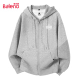 班尼路（Baleno）开衫卫衣男美式潮流休闲运动连帽上衣男士日常大码宽松外套男春秋
