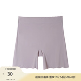 纤莉秀大码女装防走光不卷边安全裤丝滑轻薄无痕裸感打底裤春新款1730 粉色 XL