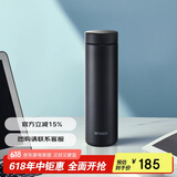虎牌（TIGER）不锈钢轻量便携男女保温水杯MMZ-A50C-KG石墨黑500ml