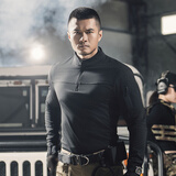 龙牙（Dragon Tooth）【张译同款】三代捍卫者轻量化立领抓绒衫保暖外套男户外休闲夹克 极夜黑 XS 165/88A 124斤内