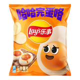 乐事（Lay's）夏季限定原切薯片 流沙咸蛋黄味 135克
