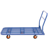 瀚盾 手推车平板车小推车 拖车折叠推车货 拉货车搬运车工具车手拉车 150*80耐磨橡胶轮  安静又省力