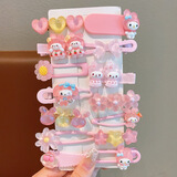 格蒙可爱发夹组合儿童卡通后脑勺碎发卡女童头饰女孩前额侧边刘海夹