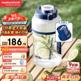 摩飞电器（Morphyrichards）榨汁机【国家补贴】网红榨汁桶  便携式运动榨汁杯 无线充电果汁杯随行杯 小胖吨 MR9802 轻奢蓝