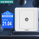 西门子（SIEMENS）开关插座 电视插座 86型暗装面板 远景雅白色5TG01111CC1