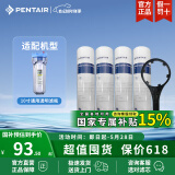 滨特尔（pentair） 净水器家用 前置10寸PP棉滤芯 简易更换 4根10寸1μmPP棉+扳手