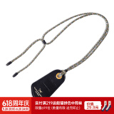 马登福叔 复古防丢防滑便携眼镜挂绳阿美咔叽工装项链男潮 黑色