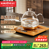 金灶（KAMJOVE）涌泉式全自动上水电热水壶 0.8L玻璃烧水壶 智能保温恒温电茶壶 H7