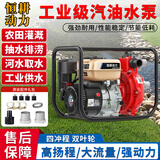 恒耕水泵汽油机柴油机工业级四冲程2/3/4寸自吸高扬程农用大流量抽水 2寸汽油机水泵【手启动】如图2