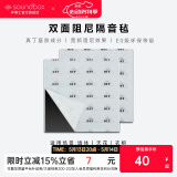 声博士（soundbox）隔音毡隔音板卧室墙体隔音棉墙面家用环保阻尼片吸音隔音装修材料 F100（双面可粘）