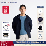 TOMMY HILFIGER【出走都市防水】春夏男装微抓绒风衣款软壳夹克外套J2787 深海蓝FAP M （推荐：135-150斤）