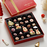 朵娜贝拉（Dorabella）比利时进口巧克力圣诞节糖果礼盒装零食伴手礼送女友儿童生日礼物 【圣诞魔法红】20颗巧克力 礼盒装