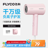 飞科（FLYCO）负离子电吹风机家用速干便携大风力冷热风吹风筒FH6278
