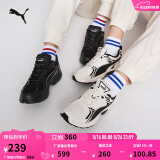 彪马（PUMA）【复古跑鞋】缓震透气老爹鞋男女运动鞋MILENIO 390002 黑色-水泥灰-03 41