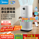 美的（Midea）【母婴医护双认证】空气净化器除甲醛除烟味异味过敏源宠物吸猫毛空气消毒机森林家RX600国家补贴
