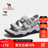 骆驼（CAMEL）夏季户外魔术贴凉鞋男女溯溪涉水速干沙滩鞋子F14B162007