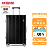 美旅箱包行李箱28英寸时尚轻便拉杆箱大容量铝框旅行箱黑色TI1密码箱包