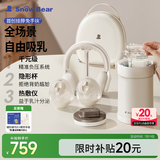 小白熊SnowBear免手扶吸奶器3058+母乳保鲜杯3056+便携收纳包8773