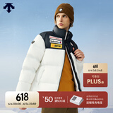 迪桑特（DESCENTE）SKI STYLE 男女同款 瑞士国家队合作 光热转能 蓄温 短款羽绒服 WT-狼王白 M (170/92A)
