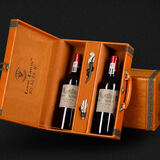 路易拉菲（LOUIS LAFON）法国原瓶进口红酒梅多克AOC14.5度干红葡萄酒750ml*2双支礼盒送礼