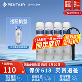 滨特尔（pentair） 净水器家用 前置10寸PP棉滤芯 简易更换 4根10寸1μmPP棉+扳手