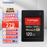 天硕（TOPSSD）cfa卡CFE A 相机存储卡索尼相机内存卡CFexpress支持A7M4/A7R5 FX30 120G 800MB/s