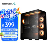 九州风神（DEEPCOOL）CG580中塔海景房背插机箱（无立柱设计/ATX主板/7个PCIE扩展槽/支持360水冷）
