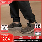 斯凯奇（Skechers）男鞋夏季懒人一脚蹬帆布鞋商务通勤低帮休闲鞋百搭软底板鞋66387