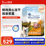 耐吉斯鲜肉夹心狗粮12kg成犬幼犬益生菌鸭肉梨犬粮1.5kg*8包