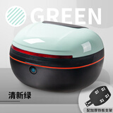 万仕龙电动车后备箱通用雅迪爱玛台铃绿源新日电瓶自行车大容量储物尾箱 （清新绿+加厚铁板支架）组合装 无规格