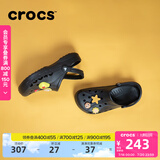 卡骆驰crocs洞洞鞋贝雅男鞋女鞋轻便耐磨一脚蹬拖鞋休闲鞋|10126 黑色-001 46 /47(300mm)