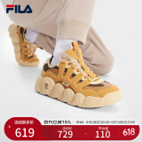FILA 斐乐可颂面包鞋复古运动鞋男冬休闲鞋老爹鞋 蜂密黄/玻璃色-HC 42