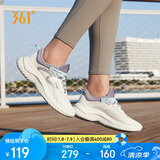 361°运动鞋女夏季透气薄网布休闲跳绳健身厚底跑步鞋子女682232210-5